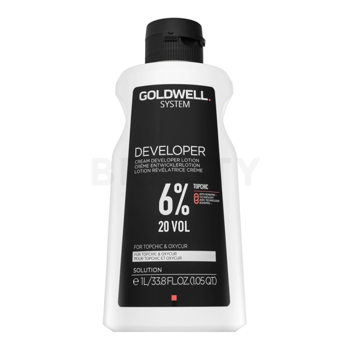 Goldwell System Cream Developer Lotion njegujuća emulzija za sve tipove kose 6% 20 Vol. 1000 ml
