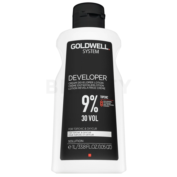 Goldwell System Cream Developer Lotion njegujuća emulzija za sve tipove kose 9% 30 Vol. 1000 ml