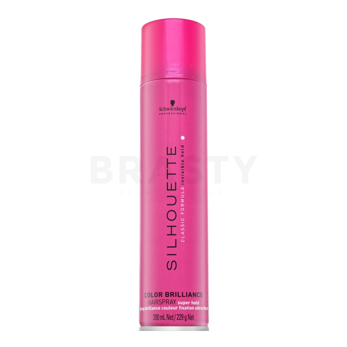 Schwarzkopf Professional Silhouette Color Brilliance Super Hold Hairspray silný lak na vlasy pro lesk vlasů 300 ml
