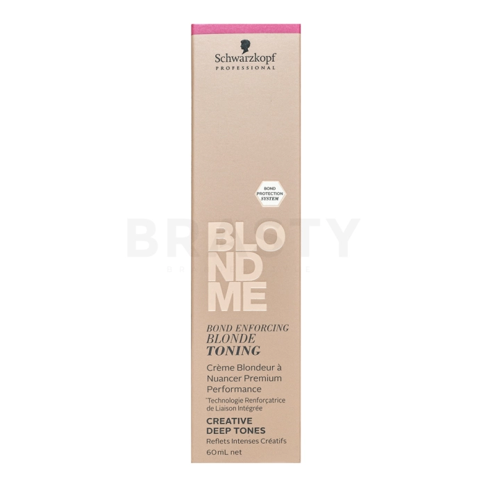 Schwarzkopf Professional BlondMe Bond Enforcing Blonde Toning toning color cream for all hair types Granite 60 ml