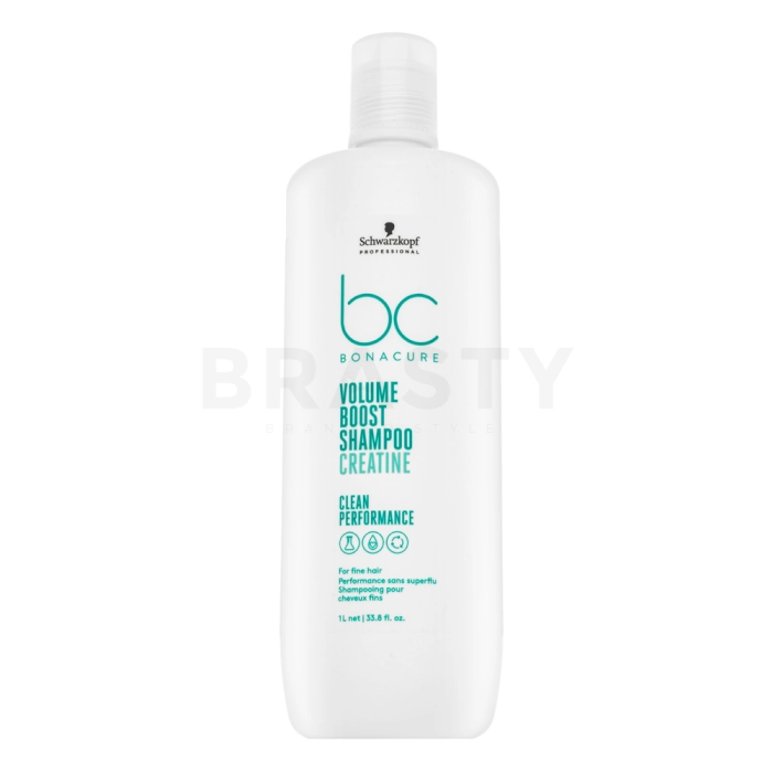 Schwarzkopf Professional BC Bonacure Volume Boost Shampoo Creatine učvršćujući šampon za tanku kosu bez volumena 1000 ml