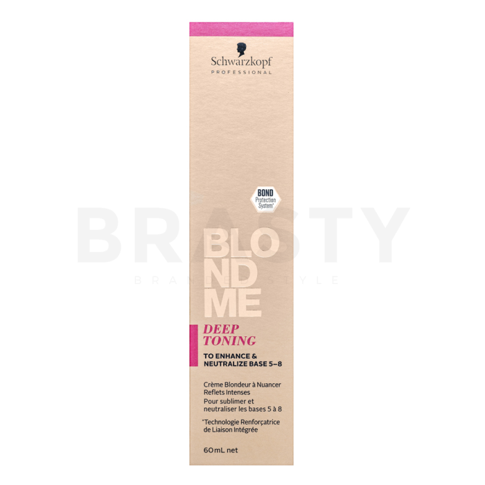 Schwarzkopf Professional BlondMe Bond Enforcing Blonde Toning kleurende crème voor licht haar Milk Chocolate 60 ml