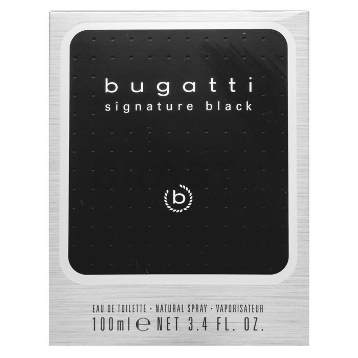 Bugatti Signature Black toaletná voda pre mužov 100 ml