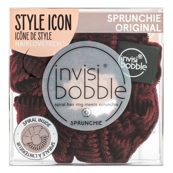 InvisiBobble Sprunchie Red Wine Is Fine haarelastiek