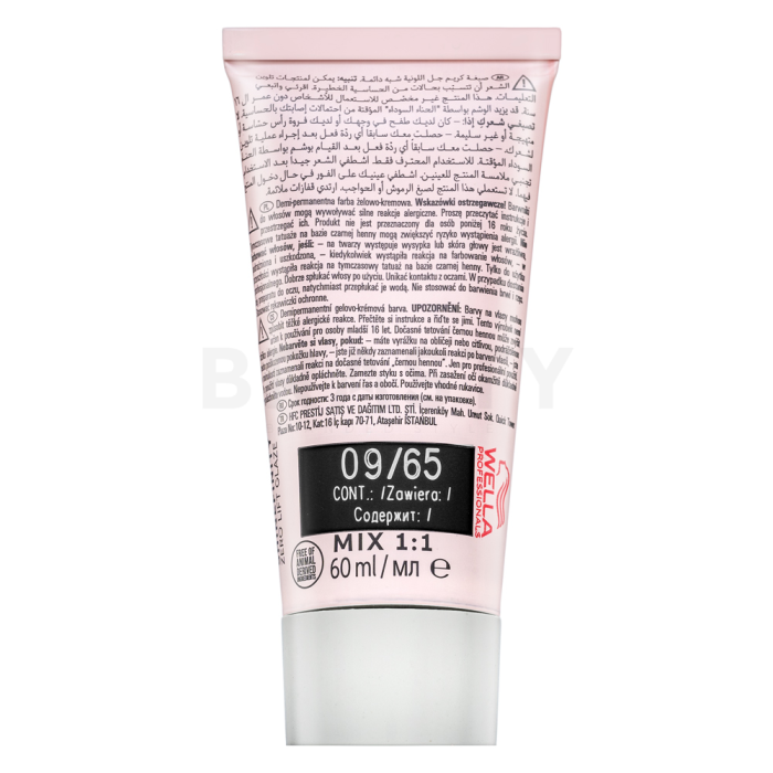 Wella Professionals Shinefinity Zero Lift Glaze profesionalna demi-trajna boja za kosu 09/65 Pink Shimmer 60 ml