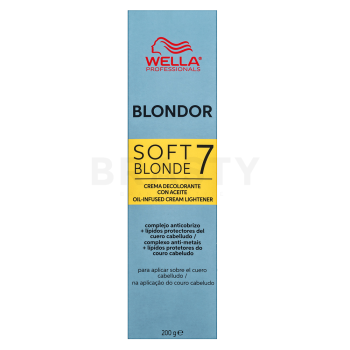Wella Professionals Blondor Soft Blonde Cream Lotion krém pro zesvětlení vlasů 200 g