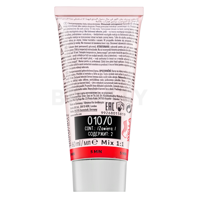Wella Professionals Shinefinity Zero Lift Glaze profesionalna demi-trajna boja za kosu 010/0 Natural Flash 60 ml
