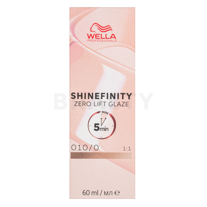 Wella Professionals Shinefinity Zero Lift Glaze profesionalna demi-trajna boja za kosu 010/0 Natural Flash 60 ml