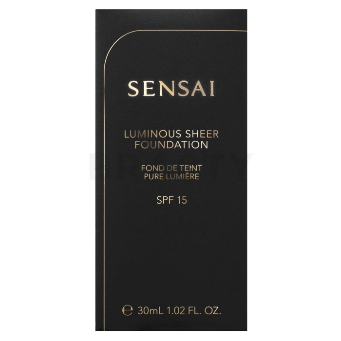 Sensai Luminous Sheer Foundation LS102 Ivory Beige vloeibare make-up voor een uniforme en stralende teint 30 ml