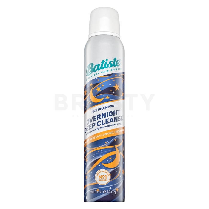 Batiste Overnight Deep Cleanse suchý šampon pro rychle se mastící vlasy 200 ml