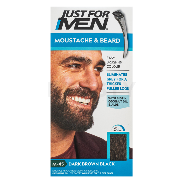 Just For Men Moustache & Beard Color boja brade M45 Dark Brown Black