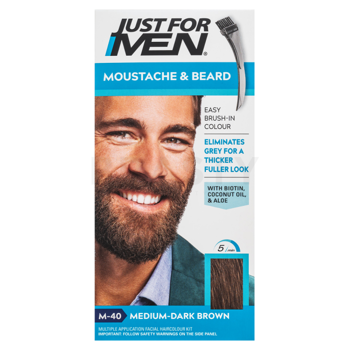 Just For Men Moustache & Beard Color boja brade M40 Medium-Dark Brown