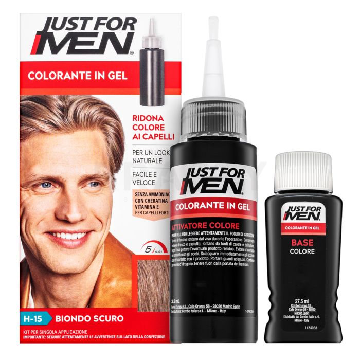 Just For Men Gel Color haarkleur voor mannen H15 Dark Blond