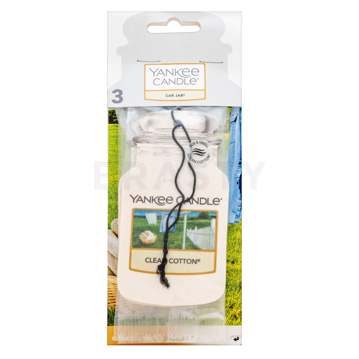 Yankee Candle Car Jar Set Clean Cotton