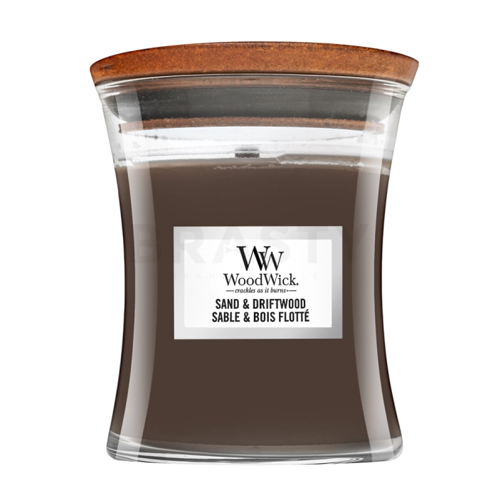 Woodwick Sand & Driftwood scented candle 85 g