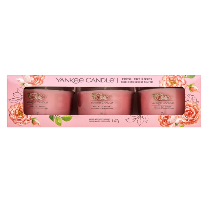 Yankee Candle Fresh Cut Roses 3 x 37 g