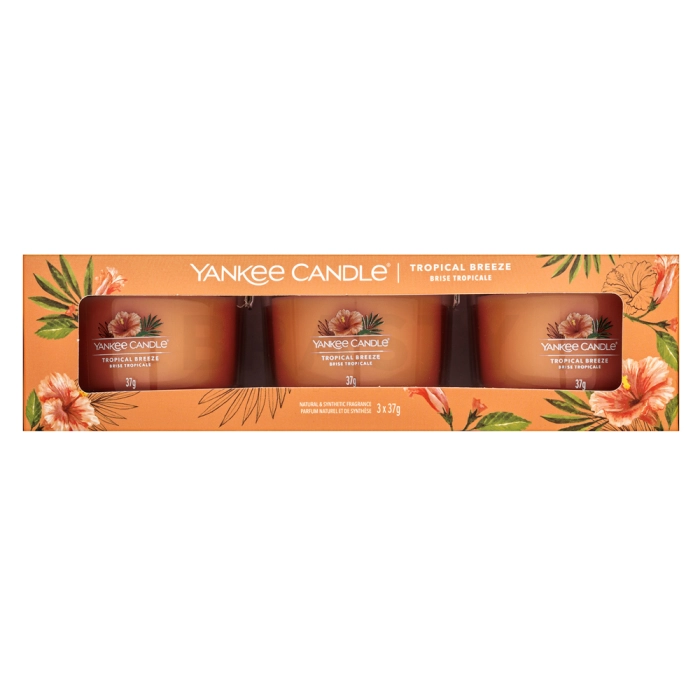 Yankee Candle Tropical Breeze votive candle 3 x 37 g