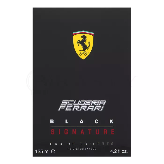 Ferrari Scuderia Black Signature toaletní voda pro muže 125 ml