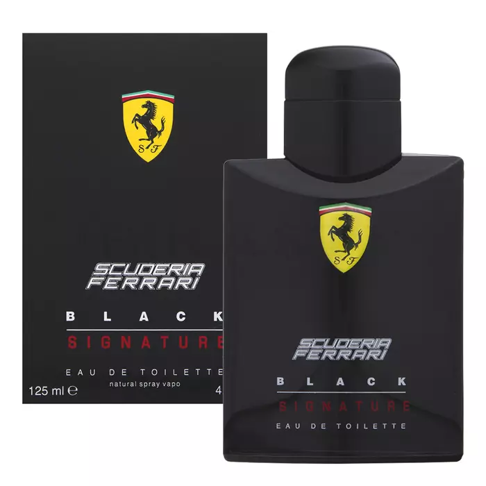 Ferrari Scuderia Black Signature toaletní voda pro muže 125 ml