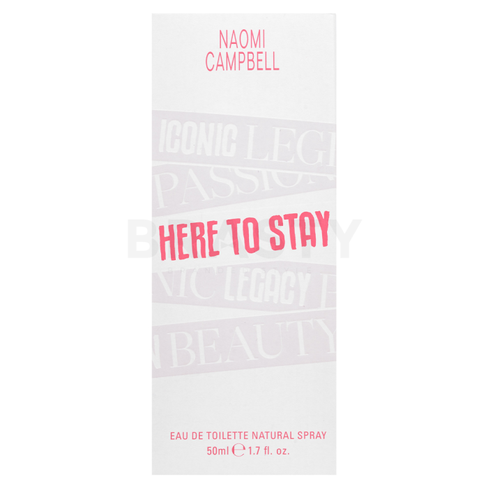 Naomi Campbell Here To Stay Eau de Toilette voor vrouwen 50 ml