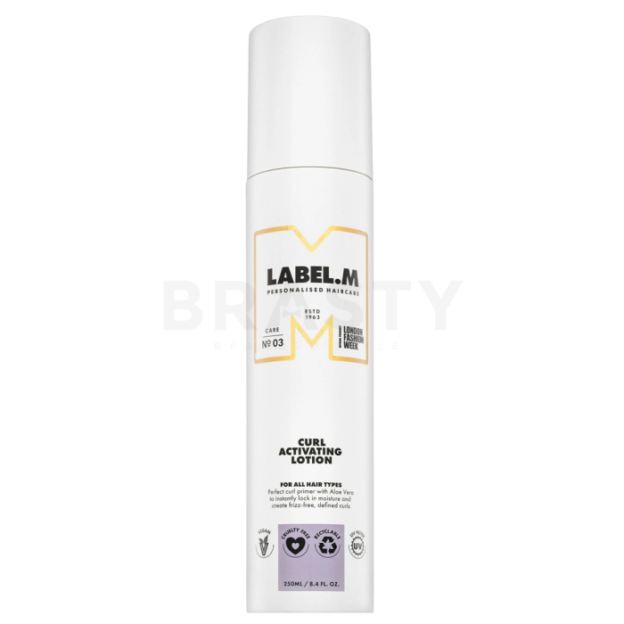 Label.M Curl Activating Lotion stylingový krém pro kudrnaté vlasy 250 ml