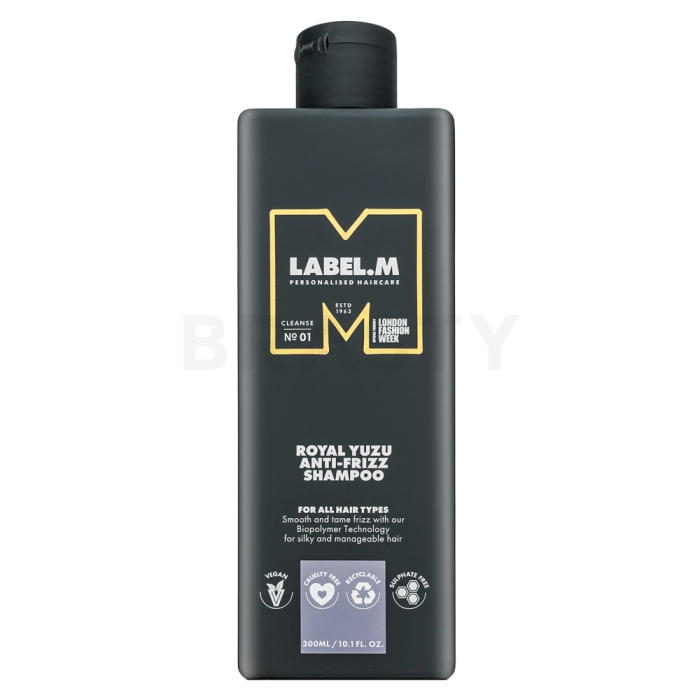 Label.M Royal Yuzu Anti-Frizz Shampoo vyživující šampon proti krepatění vlasů 300 ml