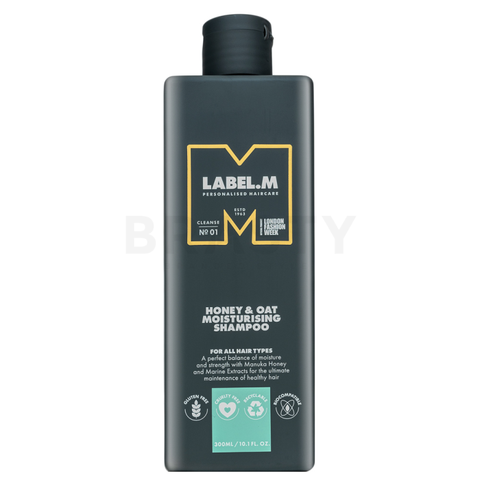 Label.M Honey & Oat Moisturising Shampoo šampon pro hydrataci vlasů 300 ml