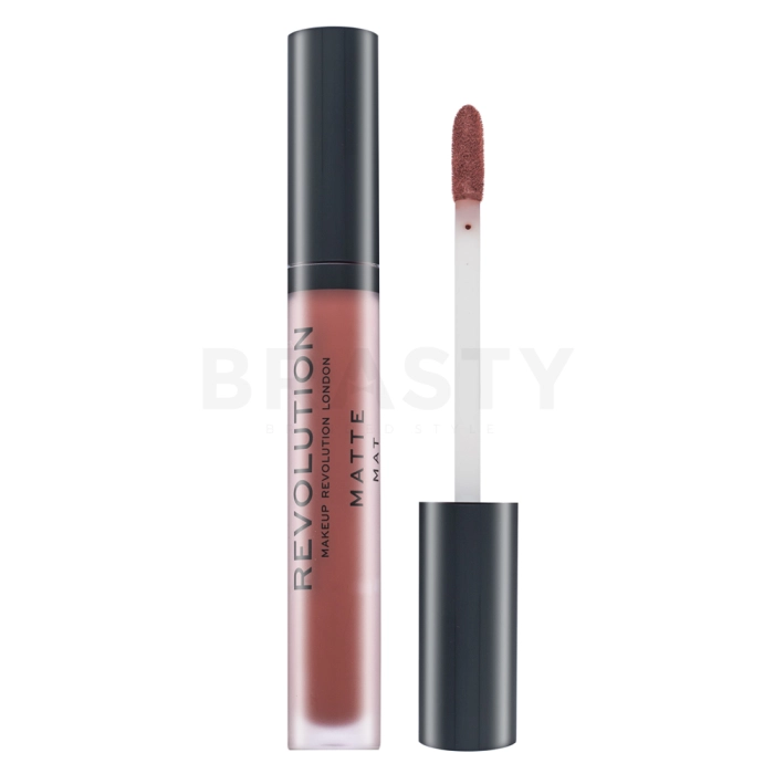 Makeup Revolution Matte Lipstick dlouhotrvající rtěnka pro matný efekt 124 Gone Rogue 3 ml