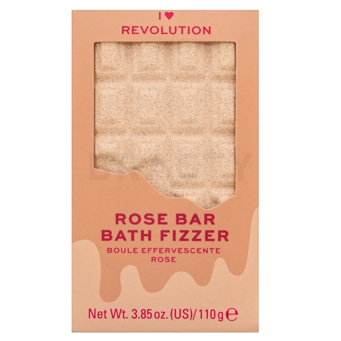 I Heart Revolution Bath Fizzer bomba za kupanje Rose Bar 110 g