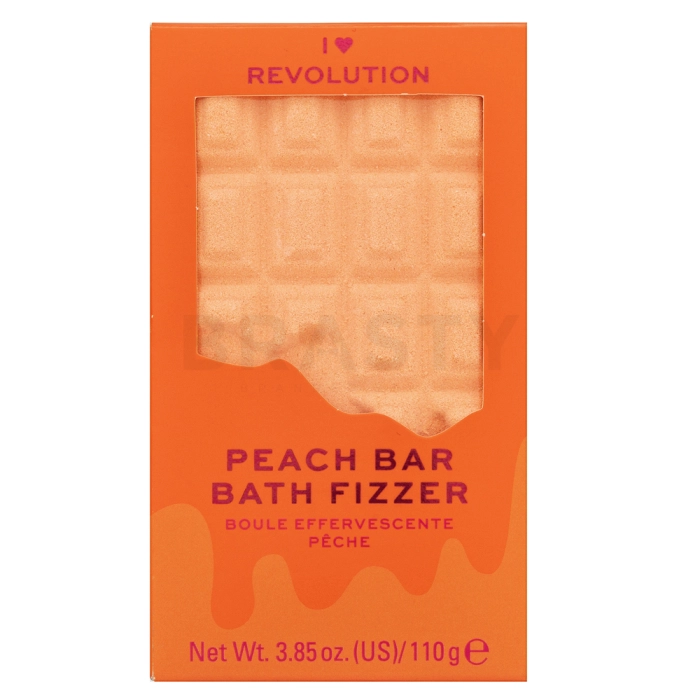 I Heart Revolution Bath Fizzer badbom Peach Bar 110 g