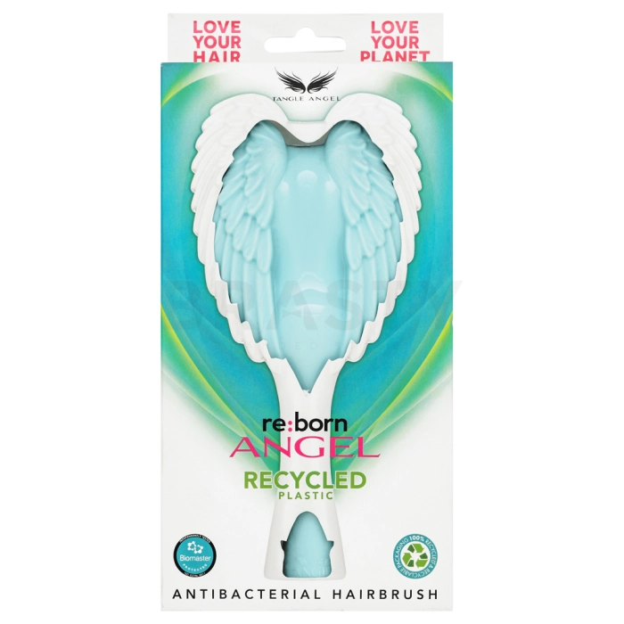 Tangle Angel Re:Born Angel Antibacterial Hairbrush Blue haarborstel voor gemakkelijk ontwarren