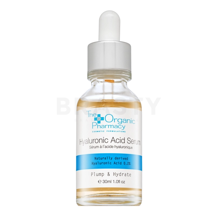 The Organic Pharmacy Hyaluronic Acid Serum 0.2% serum con efecto relleno y con ácido hialurónico con pipeta para piel madura 30 ml