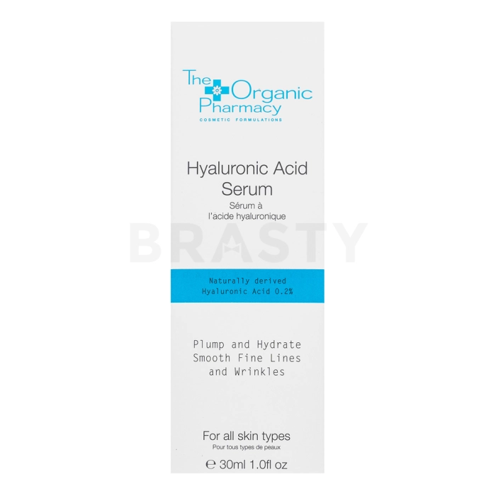 The Organic Pharmacy Hyaluronic Acid Serum 0.2% serum con efecto relleno y con ácido hialurónico con pipeta para piel madura 30 ml