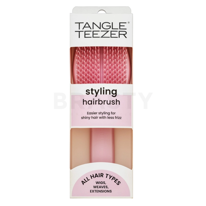 Tangle Teezer The Ultimate Styler Smooth & Shine Hairbrush Millennial Pink kartáč na vlasy pro hebkost a lesk vlasů