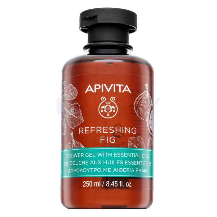 Apivita Refreshing Fig sprchový gel Shower Gel with Essential Oils 250 ml