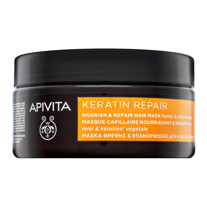 Apivita Keratin Nourish & Repair Hair Mask hranjiva maska za suhu i oštećenu kosu 200 ml