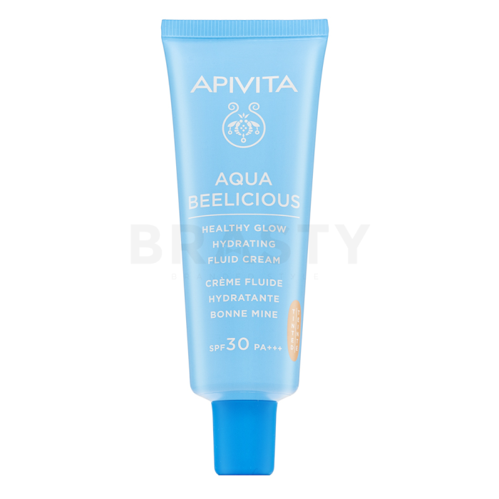 Apivita Aqua Beelicious cremă hidratantă Healthy Glow Hydrating Fluid Cream SPF 30 40 ml