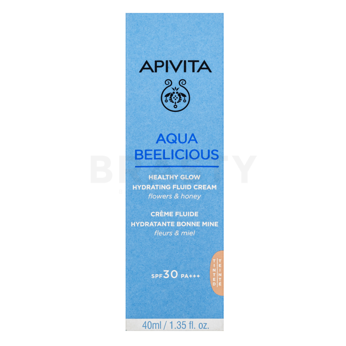 Apivita Aqua Beelicious cremă hidratantă Healthy Glow Hydrating Fluid Cream SPF 30 40 ml