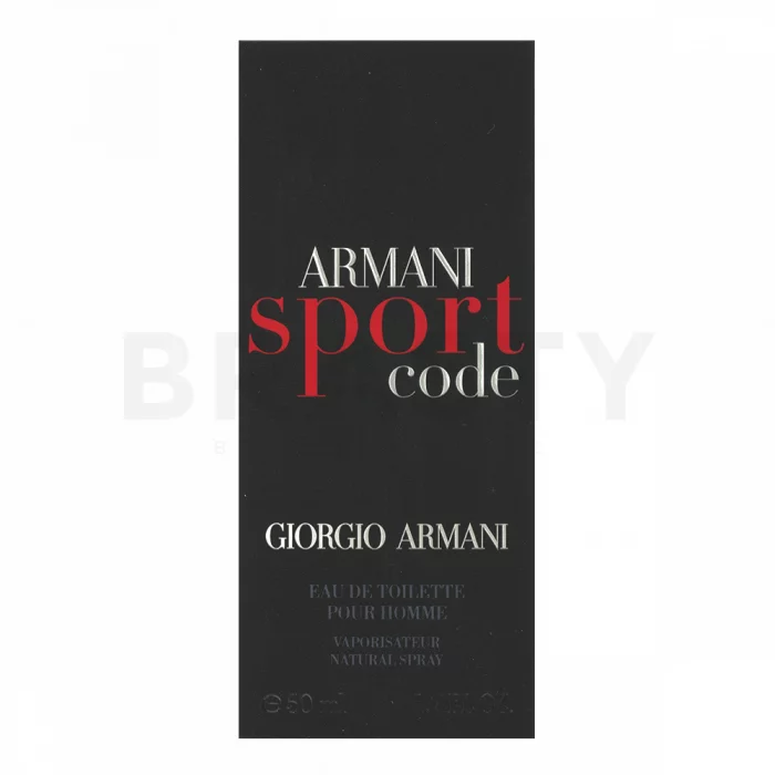 Armani (Giorgio Armani) Code Sport toaletní voda pro muže 50 ml