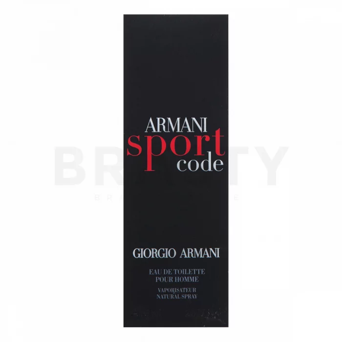 Armani (Giorgio Armani) Code Sport toaletní voda pro muže 75 ml