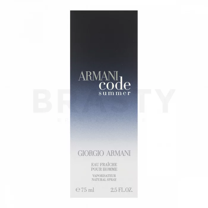 Armani (Giorgio Armani) Code Summer Pour Homme Eau Fraiche Eau de Toilette para hombre 75 ml