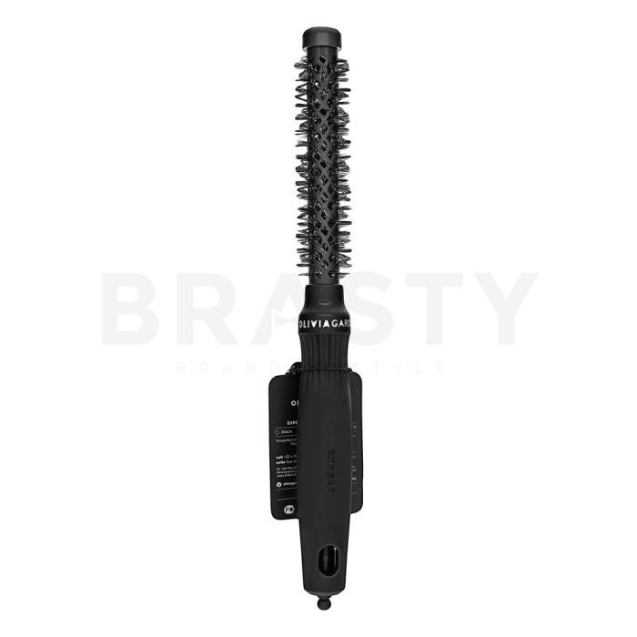 Olivia Garden Expert Blowout Shine Round Brush Black 15 mm kartáč na vlasy