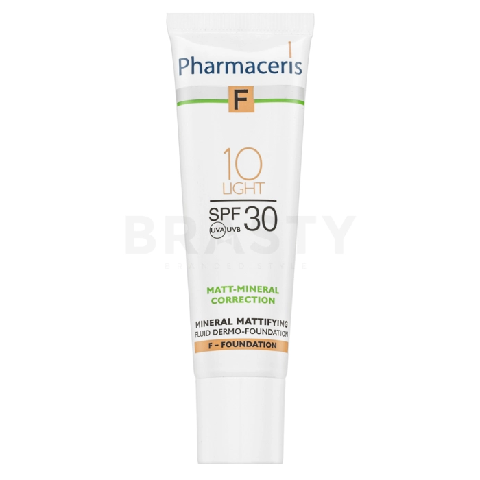 Pharmaceris F Mineral Dermo-Foundation SPF30 Light loción embellecedora para piel unificada y sensible 30 ml