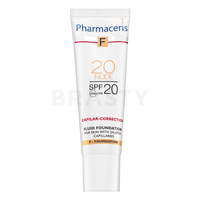 Pharmaceris F Capilar-Correction Fluid SPF20 Nude loción embellecedora para piel unificada y sensible 30 ml