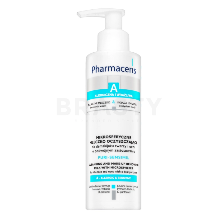 Pharmaceris A Puri-Sensimil Cleansing Milk With Microspheres leche desmaquillante para calmar la piel 190 ml