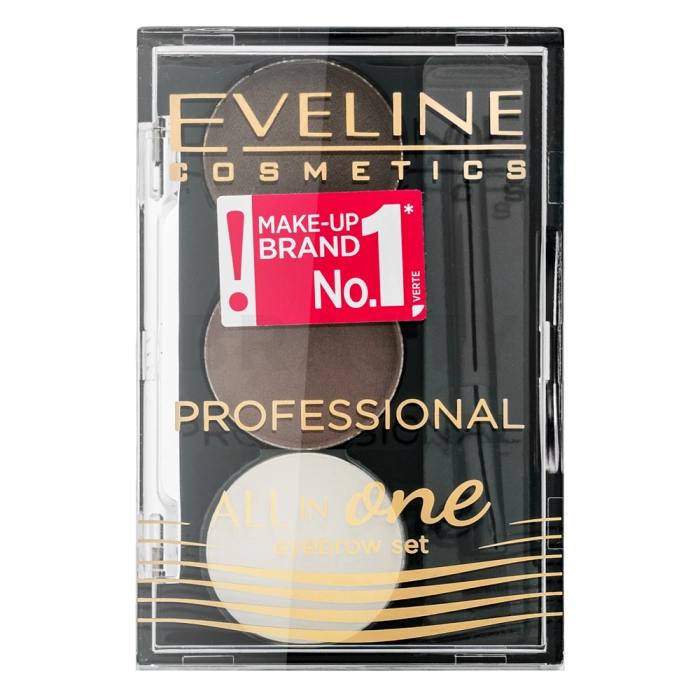Eveline All in One Eyebrow Set paleta de maquillaje para cejas 01 1,7 g