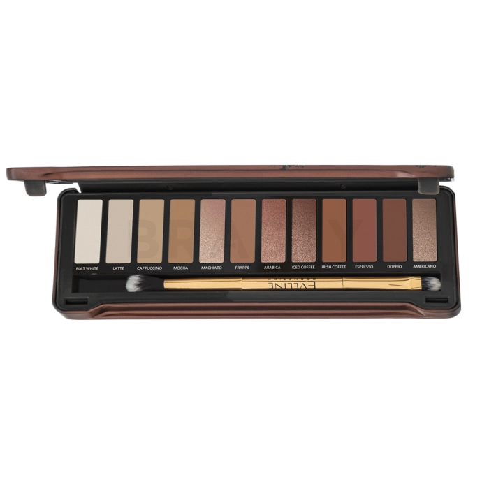 Eveline Charming Mocha Eyeshadow Palette paleta de sombras de ojos 12 ml