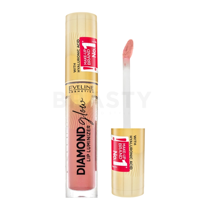 Eveline Diamond Glow Lip Luminizer lesk na rty 04 Raspberry Sorbet 4,5 ml