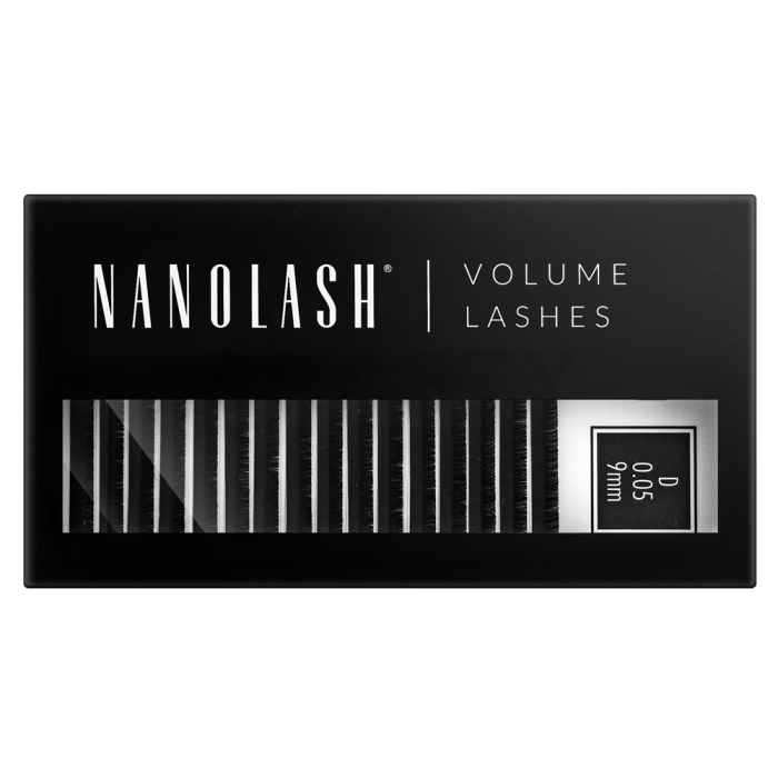 Nanolash Volume Lashes 0.05 D umělé řasy 9 mm