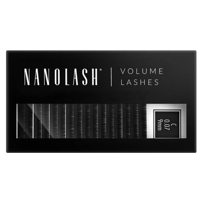 Nanolash Volume Lashes 0.07 C umělé řasy 9 mm